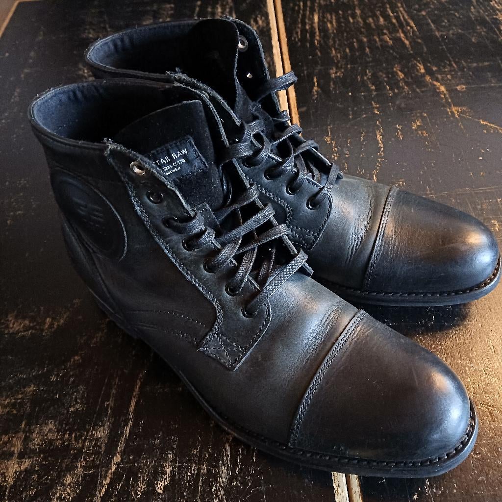 G-star heren boots kistjes 46 ZGAN  €40,-, G-Star Raw, Zwart, Boots, Ophalen of Verzenden