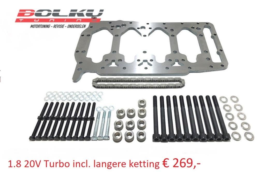Blokverstevigingsplaat 1800cc 20V Turbo, Ophalen of Verzenden, Bolku Tuning, Jeroen@bolku.nl, 6851TB