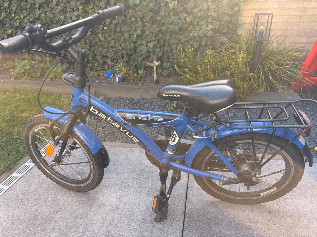 Batavus Snake kinderfiets - 16 inch, Fietsen en Brommers, Fietsen | Kinderfietsjes, Gebruikt, 16 tot 20 inch, Terugtraprem, Ophalen