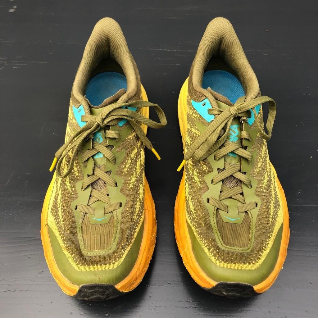 Hoka Speedgoat 5 trailschoenen heren maat 42, Overige merken, Gebruikt, Hardloopschoenen, Verzenden