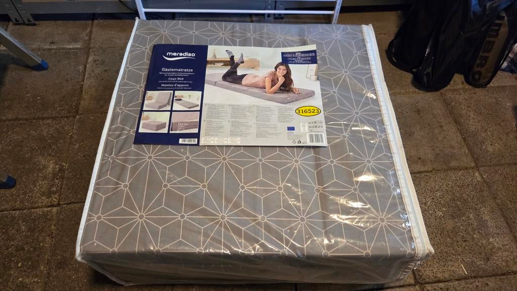 Meradiso opvouwbaar matras - Als nieuw, Ophalen, 190 cm of minder, Zo goed als nieuw, Matras