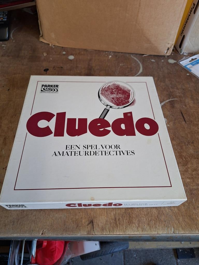 Vintage Parker bordspel Cluedo in mooie staat, Ophalen of Verzenden, Zo goed als nieuw