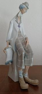Porseleinen Clown met accordeon Lladro Spain., Ophalen of Verzenden