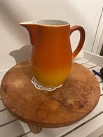 Vintage Le Sphinx Parafeu kan - Oranje/Geel - 17 cm, Gebruikt, Aardewerk of Porselein, Oranje, Ophalen of Verzenden