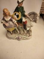 Vintage Porseleinen Beeldje: Ruiter en Dame, Ophalen