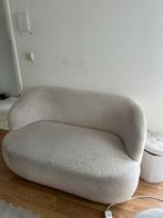 2 zit bank teddy wit, Ophalen, Zo goed als nieuw, Tweepersoons, Minder dan 150 cm