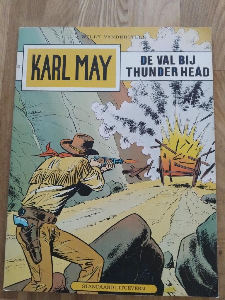 Karl May - De Val Bij Thunder Head (Willy Vandersteen), Eén stripboek, Ophalen of Verzenden, Zo goed als nieuw, Willy Vandersteen