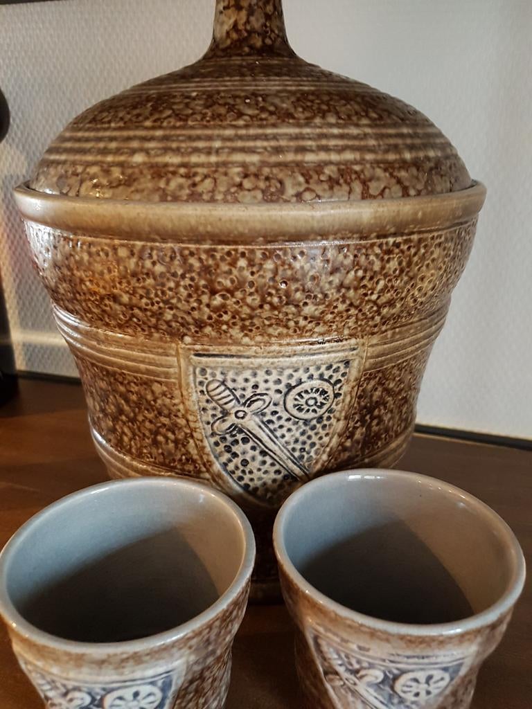 West germany  pot  en kelken, Antiek en Kunst, Antiek | Keramiek en Aardewerk, Ophalen of Verzenden