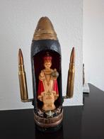 granaat 1e wereldoorlog veranderd in religieus item, Verzamelen, Ophalen of Verzenden, Landmacht, Overige gebieden, Hulzen of Bodemvondsten