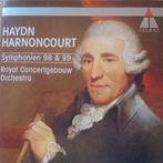 HAYDN Symphonien 98 & 99 CD HARNONCOURT TELDEC, Ophalen of Verzenden, Classicisme, Gebruikt, Orkest of Ballet