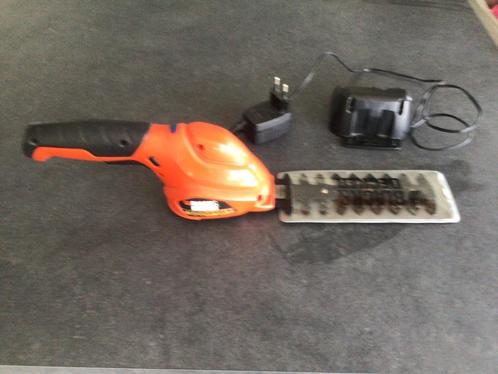Black en Decker snoeischaar, Ophalen, Zo goed als nieuw, Minder dan 20 mm, Black & Decker
