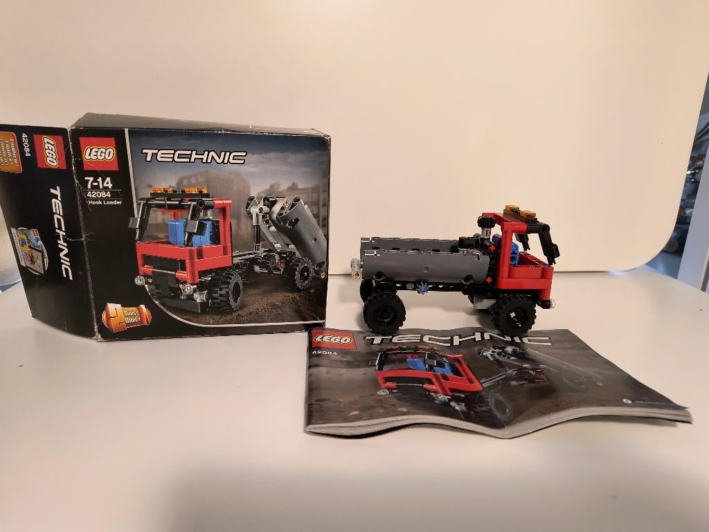 LEGO technic 42084 Haaklader compleet met boek en doos, Ophalen of Verzenden, Zo goed als nieuw, Complete set, Lego