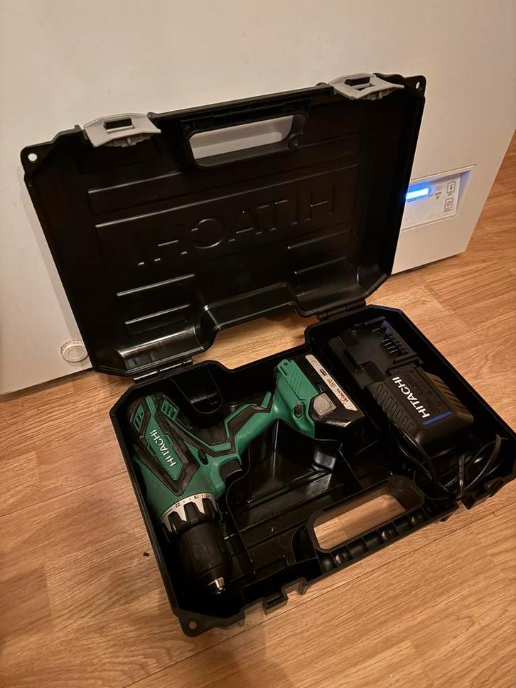 Hikoki accu boormachine 18V, Doe-het-zelf en Verbouw, Gereedschap | Boormachines, Zo goed als nieuw, Boor- en Schroefmachine, Ophalen of Verzenden
