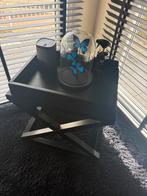 Eichholtz bijzettafels 2 stuks - Zwart metaal, 45 tot 60 cm, Minder dan 55 cm, Metaal of Aluminium, Vierkant