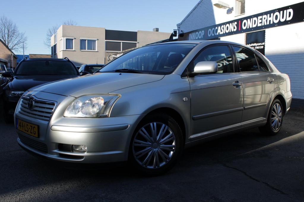 Toyota Avensis 2.0 VVTi Linea Luna | Airco | Elec ramen | Cr, Voorwielaandrijving, 1998 cc, Stof, Zwart
