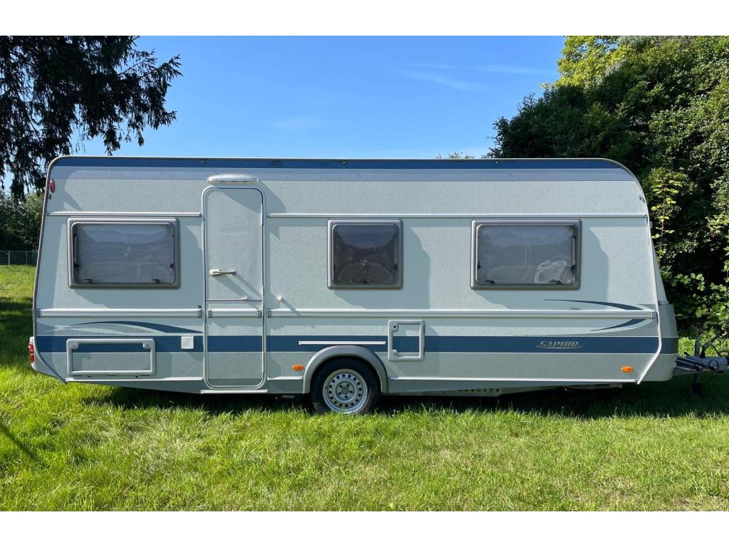 Fendt Saphir 540 TG (1038118), Caravans en Kamperen, Caravans, Dwarsbed, Schokbreker, Rondzit, Particulier