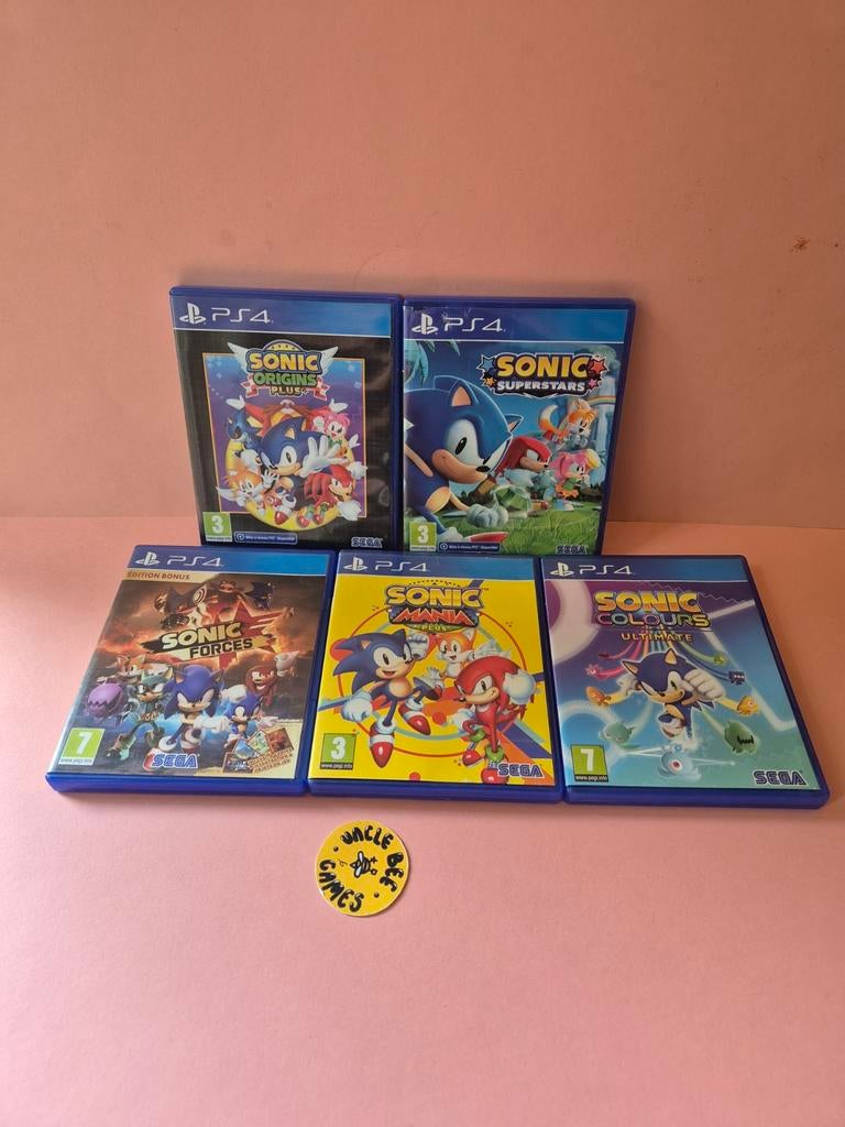 Sonic Games Bundel, Gebruikt, Verzenden, 1 speler, Eén computer