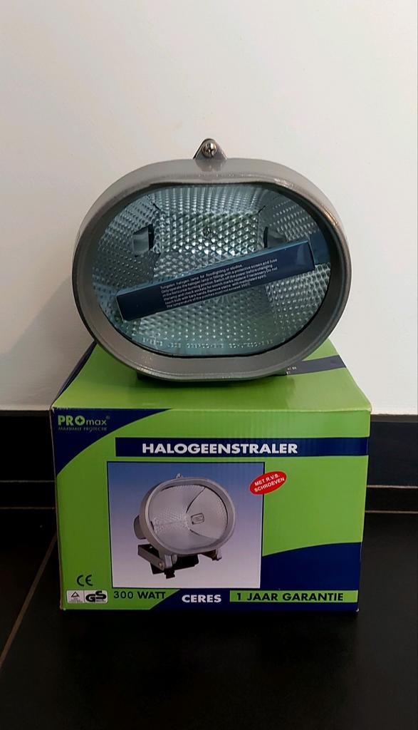 Nieuwe! Halogeen verstraler buitenlamp 300 watt, Ophalen of Verzenden, Nieuw