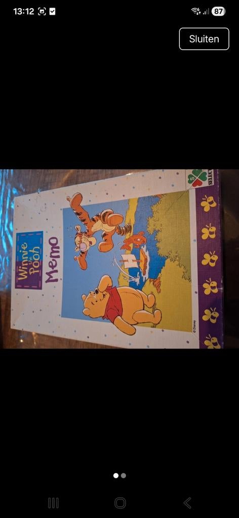 Winnie the pooh memory, Ophalen of Verzenden, Winnie de Poeh of vrienden