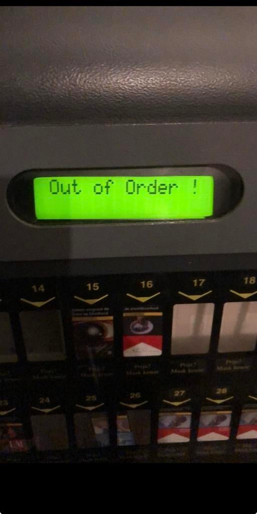 REPERATIE Würlitzer sigarettenautomaat, Verzamelen, Automaten | Overige, Ophalen of Verzenden