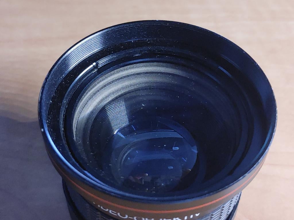 Hama video lens macro hr 0.65 Tele hr 1.5 Omke, Ophalen of Verzenden, Zo goed als nieuw, Macrolens