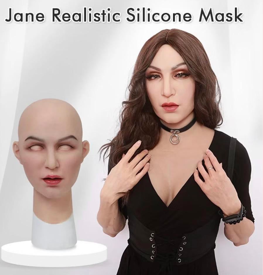 Roanyer Silicone Jane Masker - Premium Kwaliteit, Hobby en Vrije tijd, Kostuums, Theaterbenodigdheden en LARP, Verzenden, Nieuw