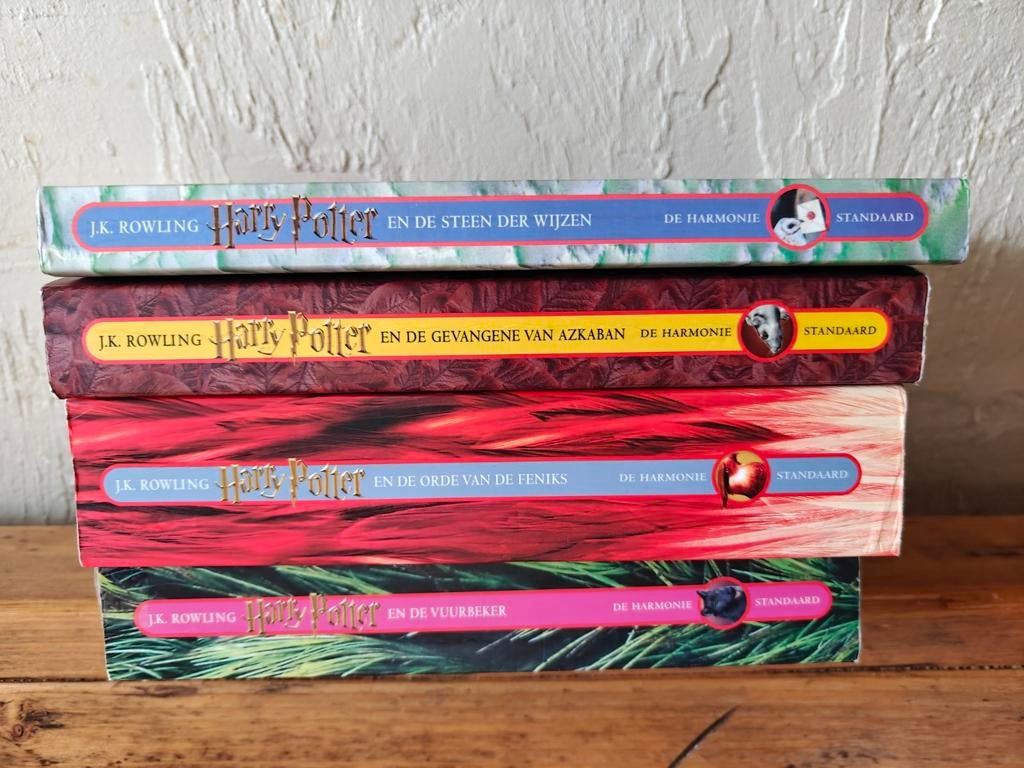 4 Delen van Harry Potter., Boeken, Ophalen of Verzenden, Gelezen