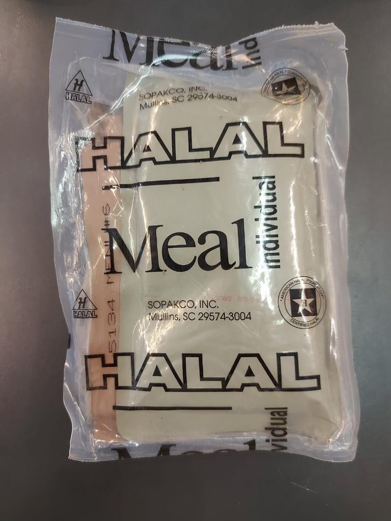 Amerikaans US Army MRE nood HALAL voedsel rantsoen Nijmegen, Verzamelen, Militaria | Algemeen, Verzenden, Landmacht, Amerika, Overige typen