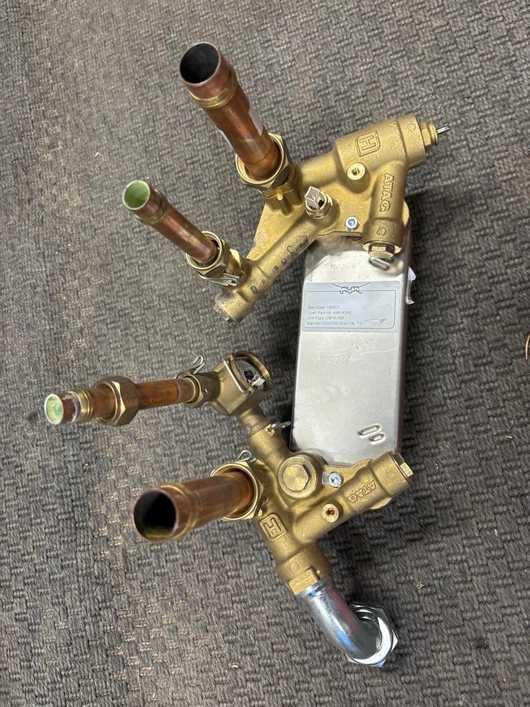 ATAG CV-ketel warmtewisselaar (CB16-18A), Doe-het-zelf en Verbouw, Verwarming en Radiatoren, Ophalen of Verzenden, Gebruikt, Cv-ketel of Combi-ketel