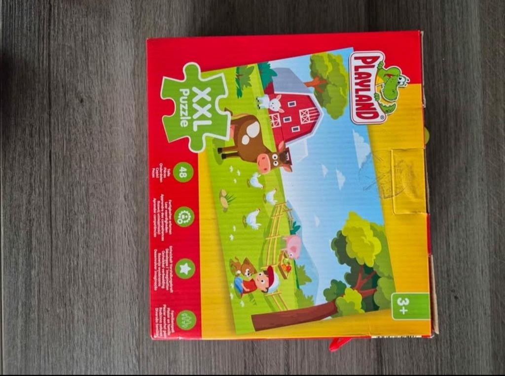 Playland XXL puzzel boerderij 48 stukjes, Ophalen, Zo goed als nieuw