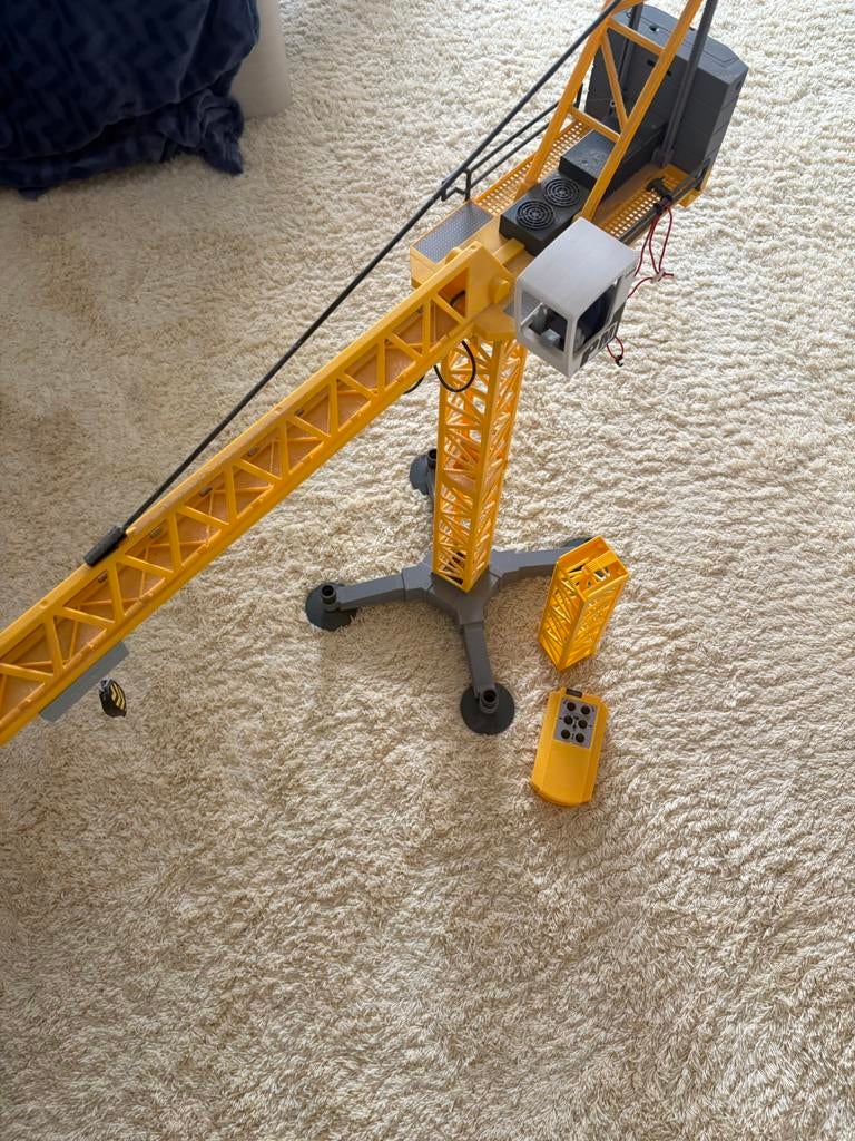 PLAYMOBIL City Action RC Bouwkraan met bouwonderdeel, Ophalen, Zo goed als nieuw