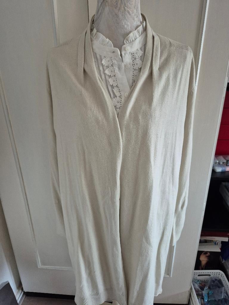 VEST, Verzenden, Beige, Maat 42/44 (L), Nieuw