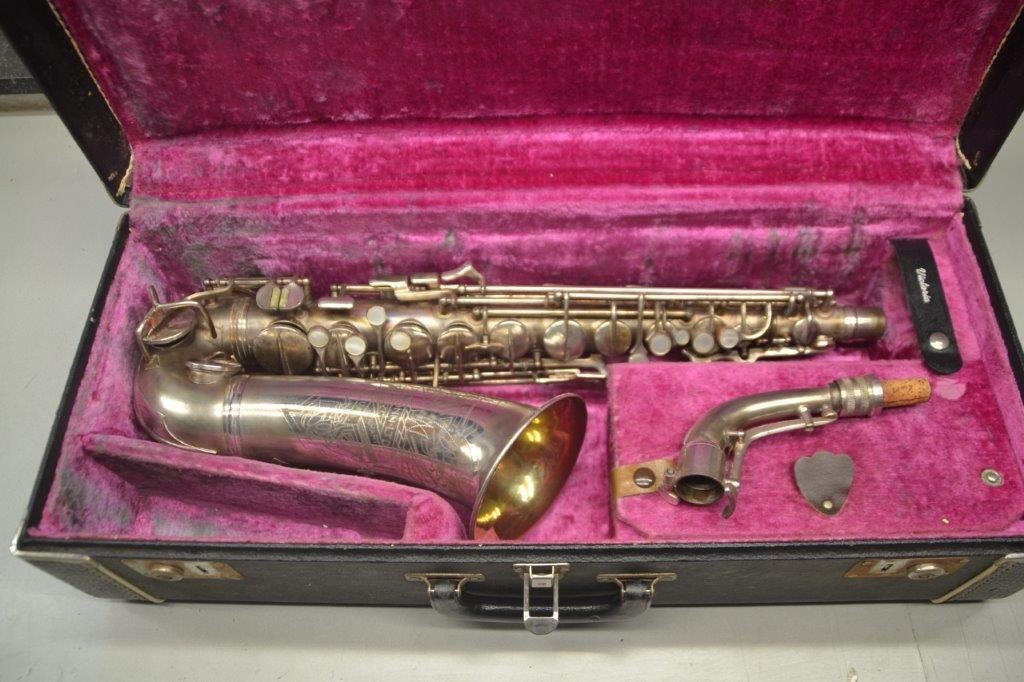 Conn saxofoon verzameling., Muziek en Instrumenten, Blaasinstrumenten | Saxofoons, Ophalen, Gebruikt, Overige typen, Met koffer