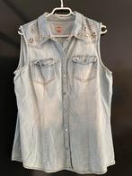 Spijkerblouse ONLY mouwloos maat M/38, Ophalen of Verzenden, Zo goed als nieuw, Maat 38/40 (M), Blauw
