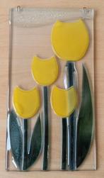 Raamhanger 4 Gele Tulpen - Atelier De Glashorst, Huis en Inrichting, Woonaccessoires | Overige, Ophalen of Verzenden, Zo goed als nieuw
