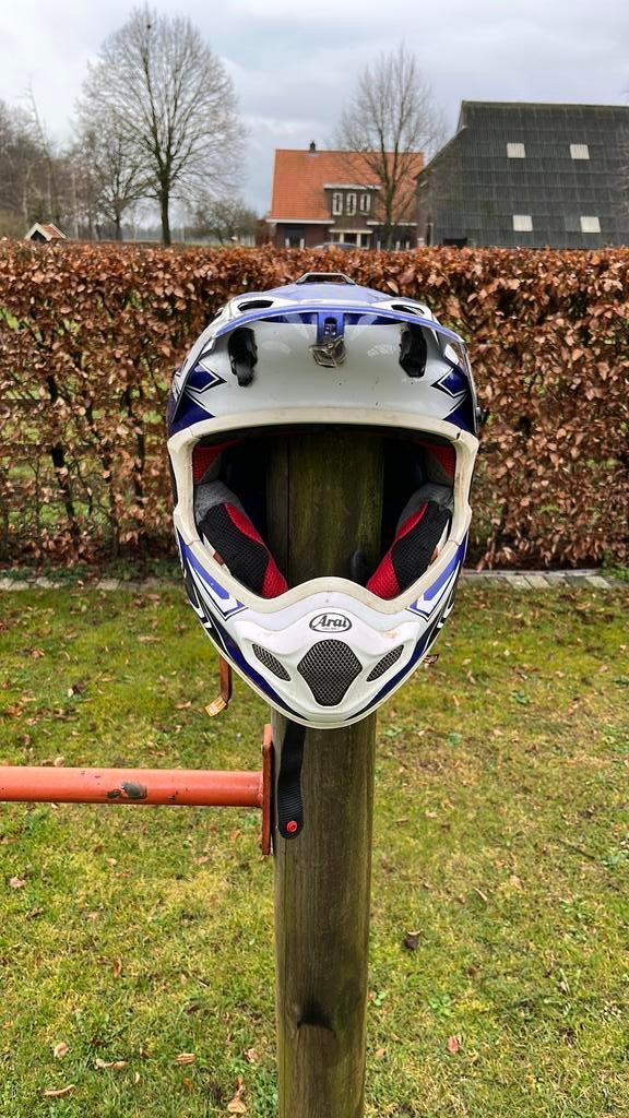 Arai mx-v helm, Motoren, Kleding | Motorhelmen, Ophalen of Verzenden, Tweedehands, Arai