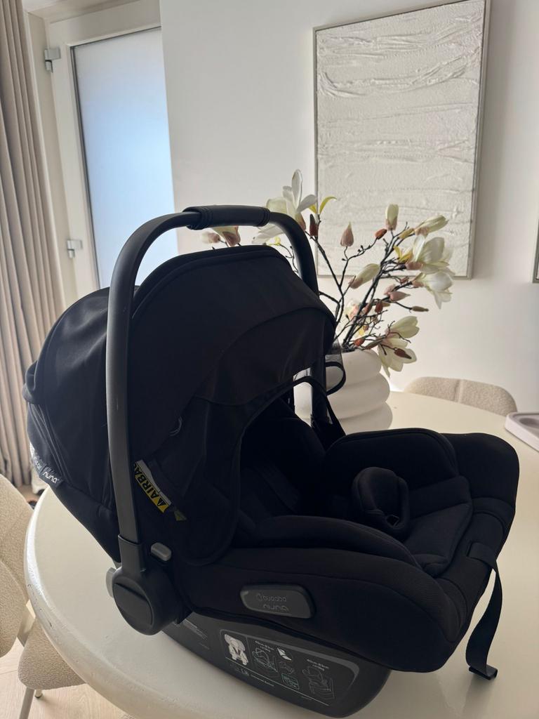 Bugaboo Turtle Air by Nuna autostoel (i-Size) - Zwart, Kinderen en Baby's, Autostoeltjes, Overige merken, Autogordel of Isofix