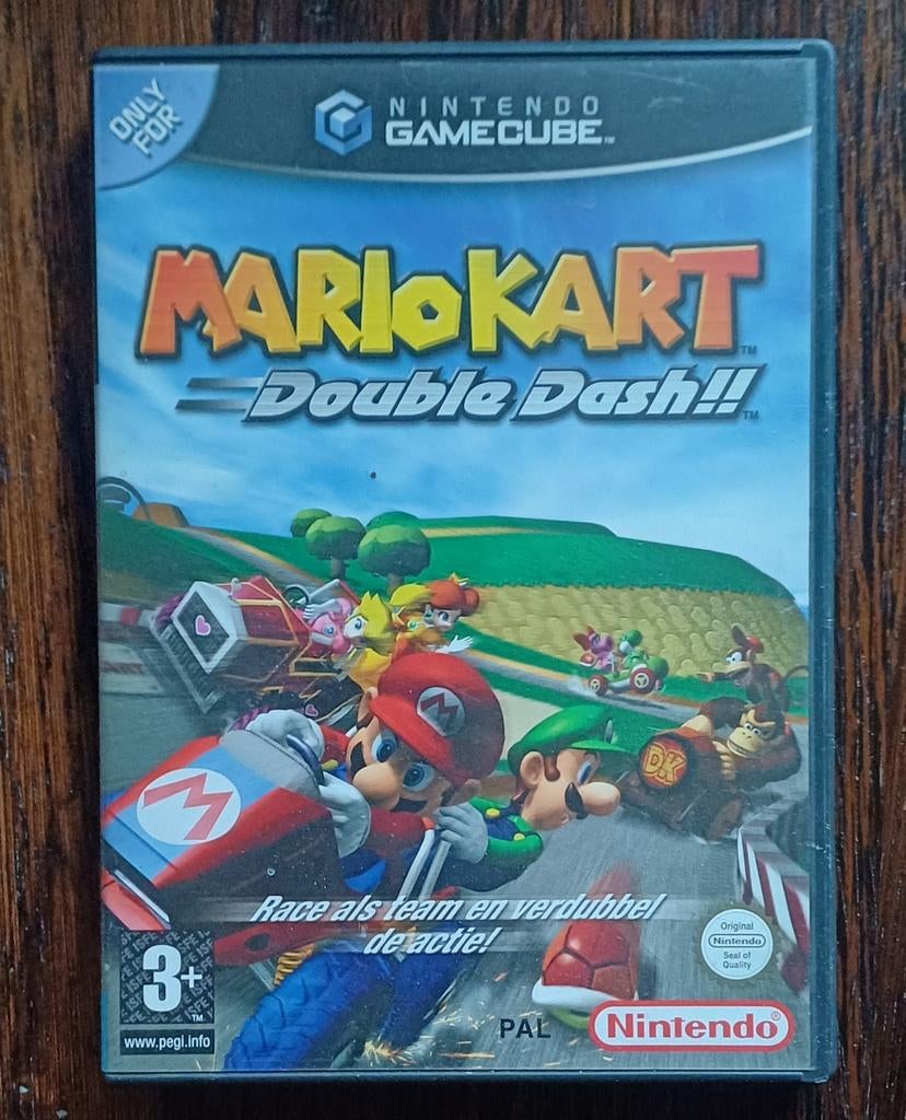 Mario Kart Double Dash!! + Zelda Collectors Edition, Spelcomputers en Games, Games | Nintendo GameCube, Gebruikt, Racen en Vliegen