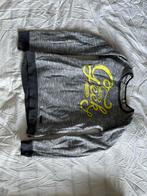 America Today trui grijs met gele opdruk, Ophalen of Verzenden, Gedragen, Maat 36 (S), Grijs