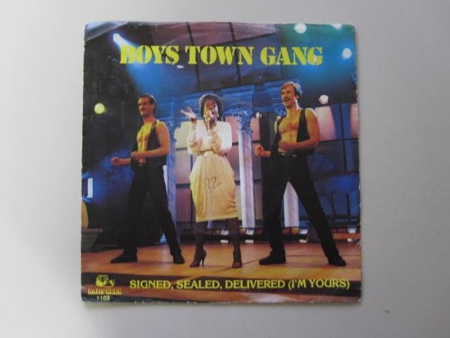 BOYS TOWN GANG -  signed sealed delivered - 7", Gebruikt, 7 inch, Single, Ophalen of Verzenden