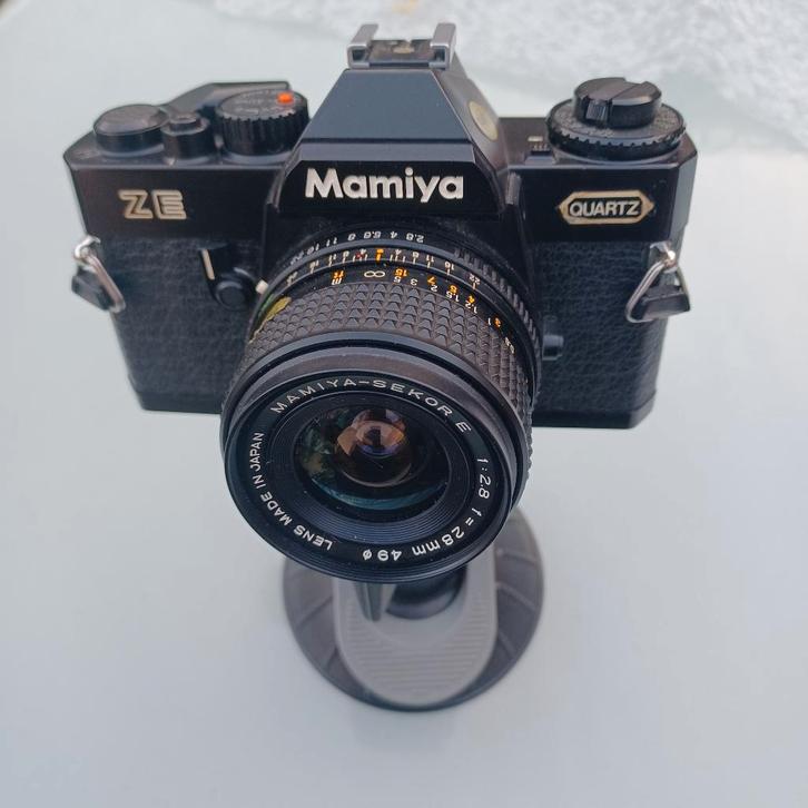 Mamiya ZE reflex camera, Audio, Tv en Foto, Fotocamera's Analoog, Gebruikt, Spiegelreflex, Overige Merken, Ophalen of Verzenden