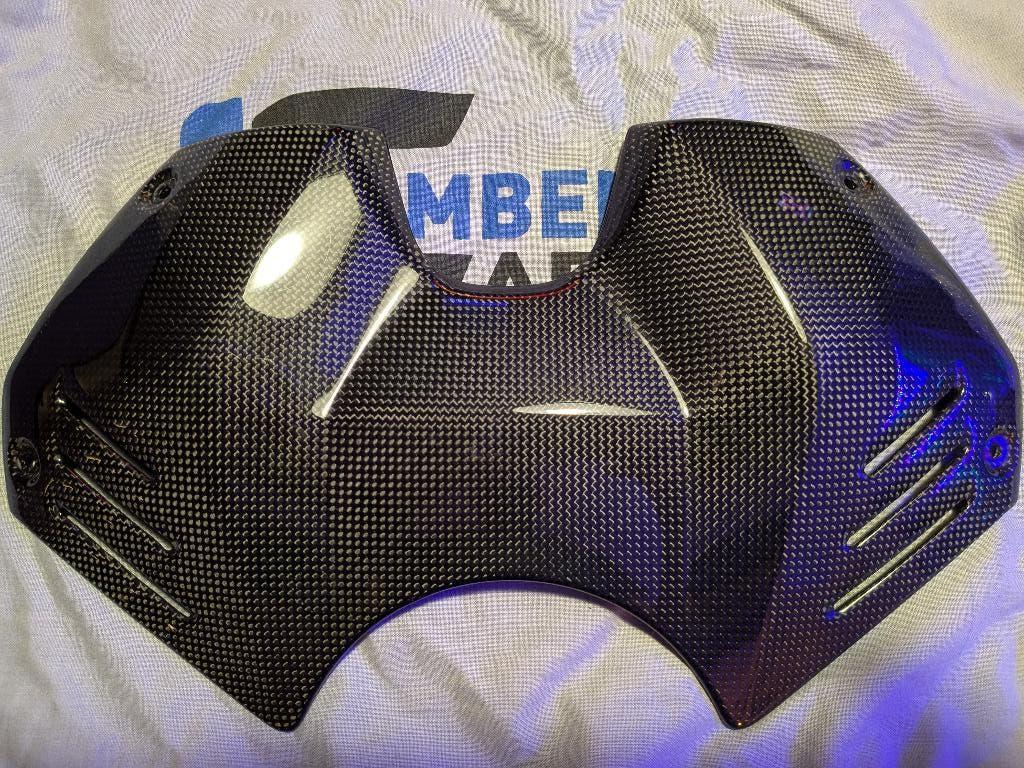 Panigale V4 V4S Ilmberger Carbon tank cover 2018-2022, Ophalen of Verzenden, Gebruikt