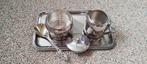 Engels suiker- en melkstel, Antiek en Kunst, Antiek | Bestek, Ophalen of Verzenden