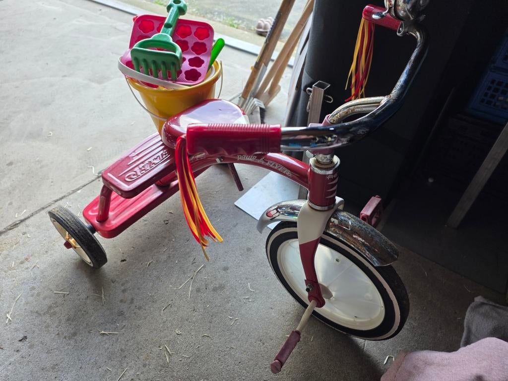 Radio Flyer metalen driewieler voor kinderen, Fietsen en Brommers, Ophalen, Gebruikt, Radio Flyer