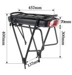 Accu 36 volt 20AH met achterrack NIEUW, Fietsen en Brommers, Ophalen of Verzenden, Nieuw