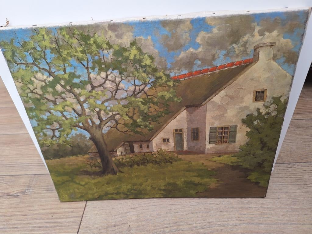 Schilderij Karel Mols, zonder lijst, Antiek en Kunst, Ophalen