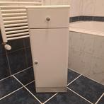 Compacte badkamerkast met lade en deur - Wit, Huis en Inrichting, Badkamer | Badkamermeubels, Ophalen, (Half)hoge kast, Minder dan 50 cm