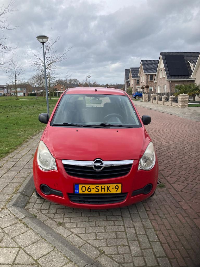 Opel Agila 1.0 12V 2011 Rood, Ophalen, Voor, Opel, Bumper