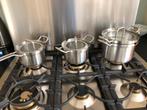 BK q-linair master glass pannen, Ophalen of Verzenden, Zo goed als nieuw, Rvs, Pannenset