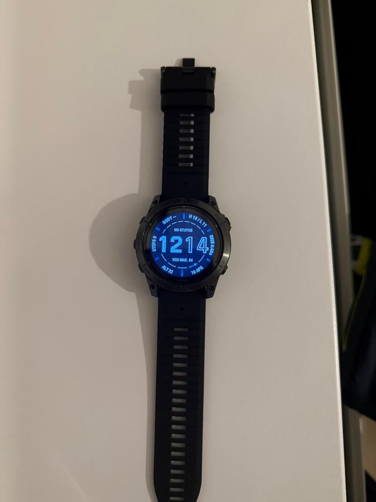 Garmin Fenix 7x Pro Sapphire Solar, Ophalen, Zwart